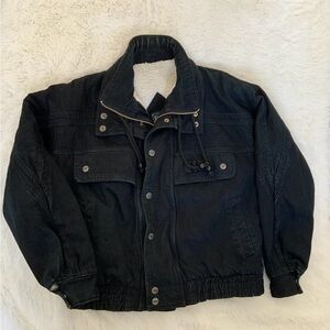 Men's Black Military Field Jacket
